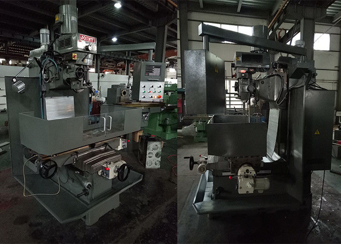 54 Inch Turret Milling Machine , Heavy Work Pieces Processing Bed Type Milling Machine