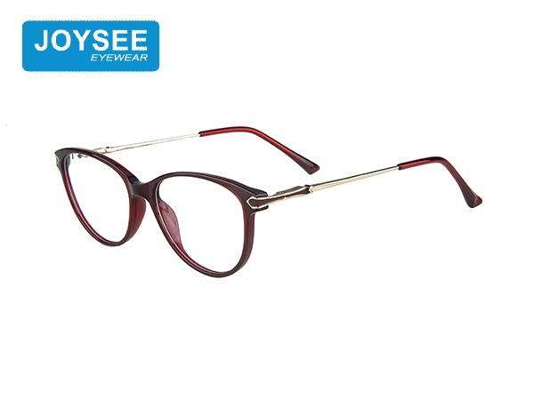 Joysee 2021 J51EP19023 latest hand-made fashion round frame glasses with exquisite metal frame and metal temples