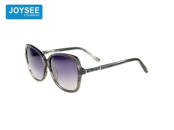 Joysee 2021 handmade acetate large frame fiber with Diamond Fashion Sunglasses high end women‘s glasses