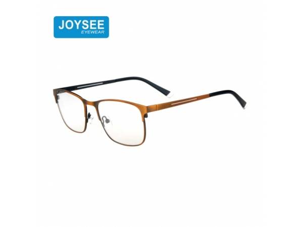 Joysee 2021 9511 New Collection Eyeglasses Square Metal Optical Frames For Man Quality Eyewear