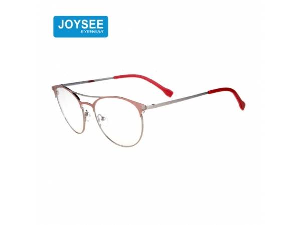 Joysee 2021 9512 Joysee New Collection Double Bridge Round Metal Frames Manufacturer Made In China