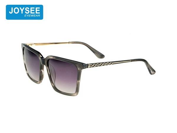 Joysee 2021 handmade acetate large frame metal leg fashionable sunglasses high quality glasses