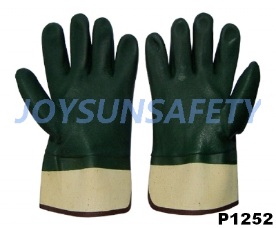 P1252 PVC coated gloves sandy finished Featured Image