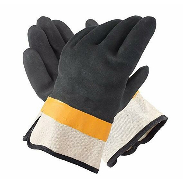 Double-Dipped PVC Jersey Lined Sandpaper Finish Men’s Gloves Featured Image