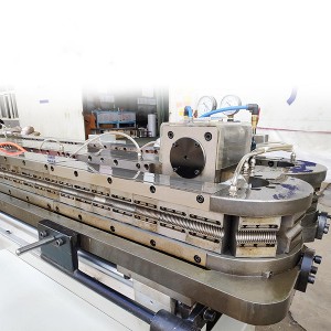 Single wall corrugated pipe production line
