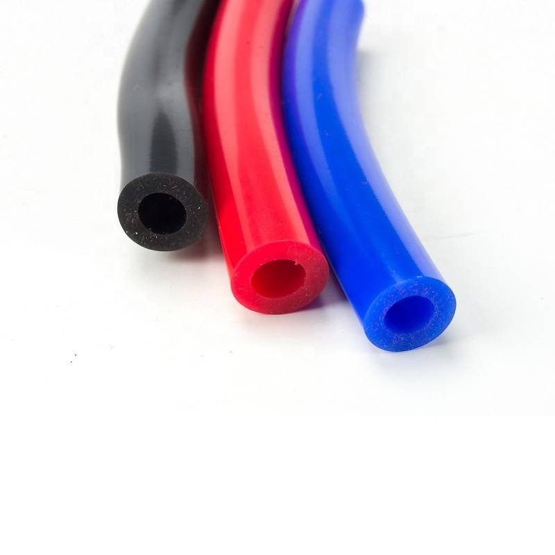 Durable high temperature resistance round fda grade silicone rubber foam hose tubing