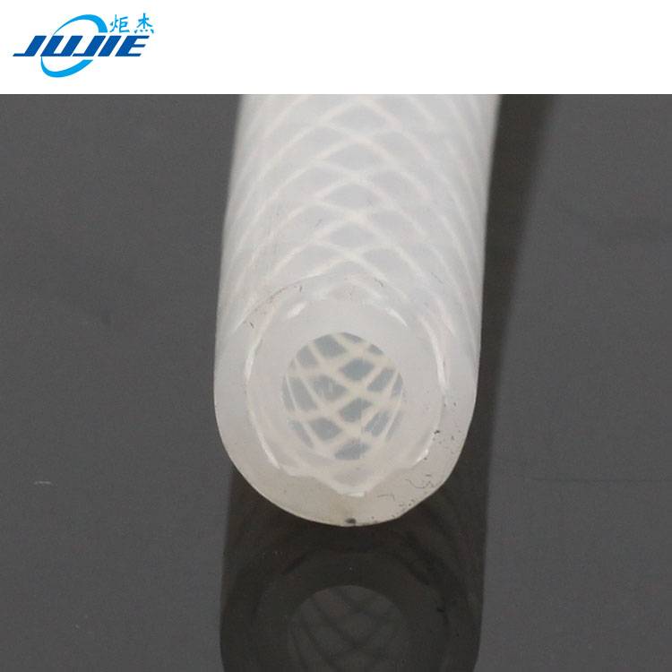 silicone rubber with braided fiber reinforced hose