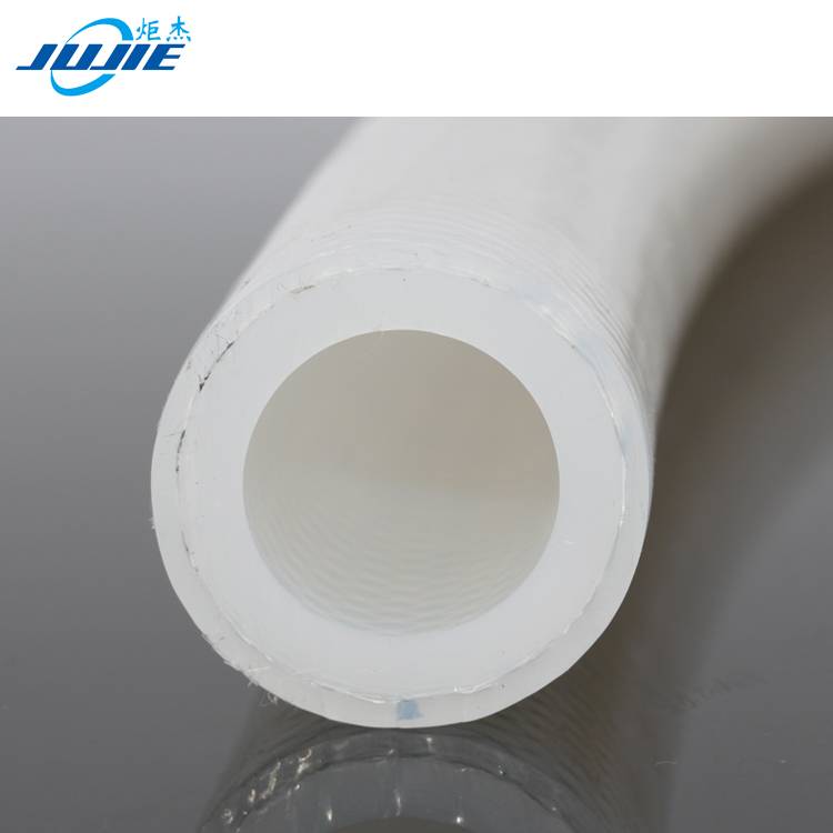silicone rubber with braided fiber reinforced hose