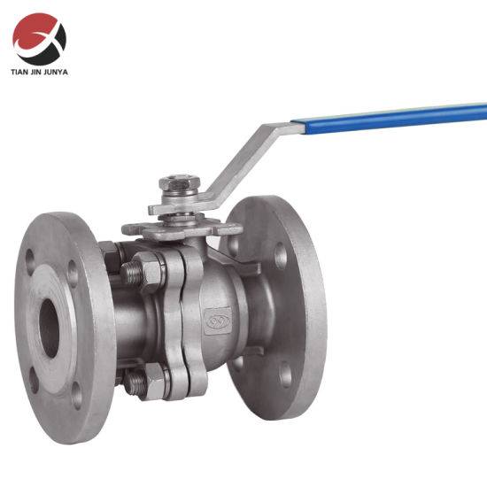 1/2" Inch Factory Price DN50 2PC SS304 Flanged Ball Valve DIN Pn16 for Chemical Oil Gas Water Use Plumbing Accessories
