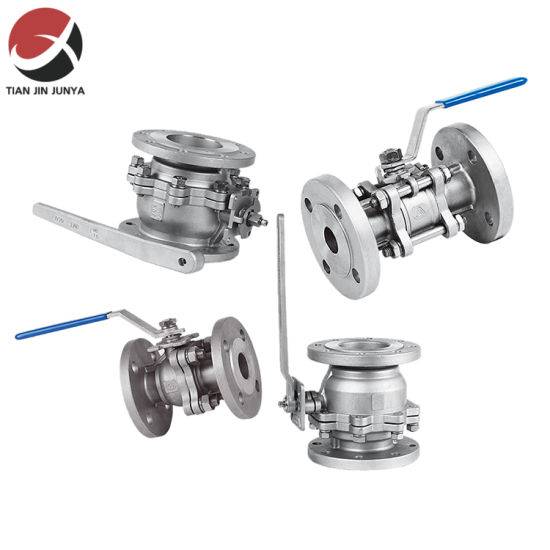 Sanitary Stainless Steel 304 316L Manual Flanged Connection 3PC Ball Valve, Natural Gas Regulators, All Size Control/Safety Valves