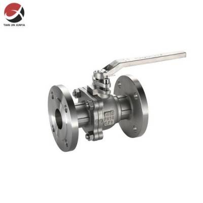 OEM Supplier DN150" Stainless Steel SS316 Flanged 2PC Ball Valve with High Mounting Pad DIN JIS Amse Standard Used in Oil, Water, Gas Plumbing Materials