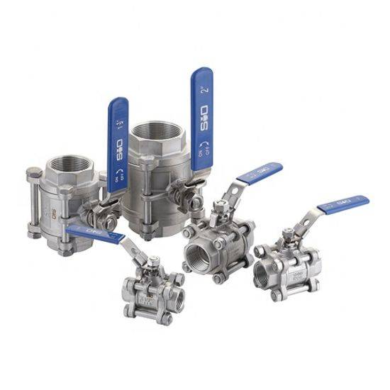 1" Inch High Quality 3 PC Stainless Steel Threaded Floating Ball Valve