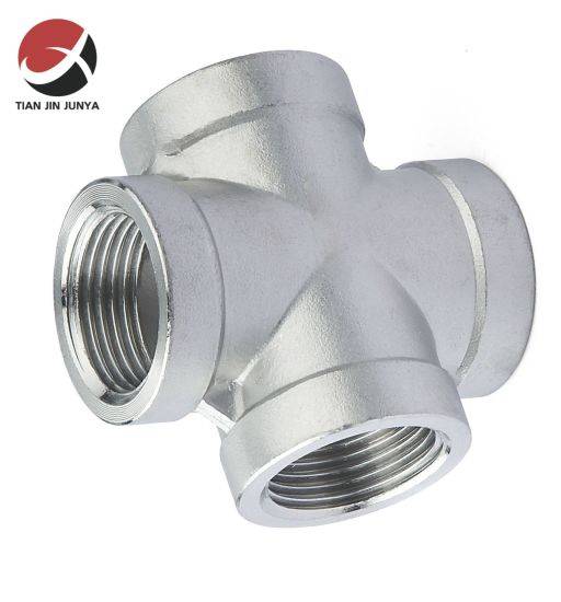 1/8" Stainless Steel Malleable Iron Pipe Fittings Cross Equal