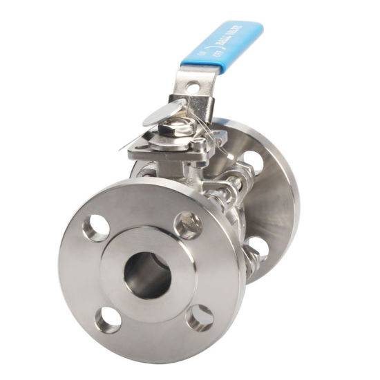 4" Inch Stainless Steel 304 Ball/Stem/Body Best Selling Flanged 3PC Ball Valves with Lock