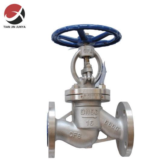 OEM Supplier Customized Precision Casting DIN/JIS/ANSI Standard Stainless Steel 304 316 Flange Globe Valve Used in Water Oil Gas Plumbing Accessories