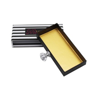 Rectangle Eyelash Box With Diamond Handle