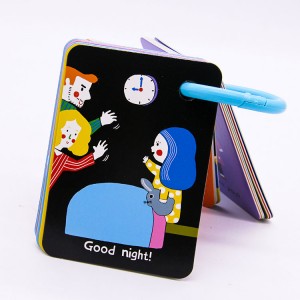 Custom Kids Educational Flash Cards With Pp Ring