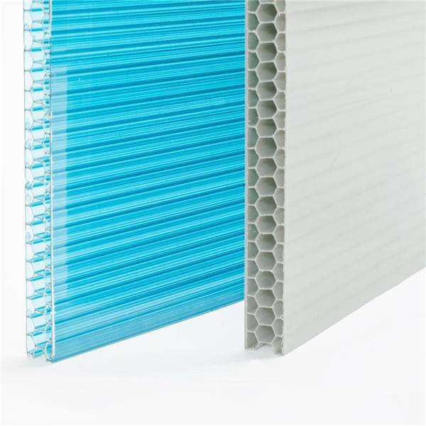 4m-20mm recycled Honeycomb PC hollow polycarbonate sheet