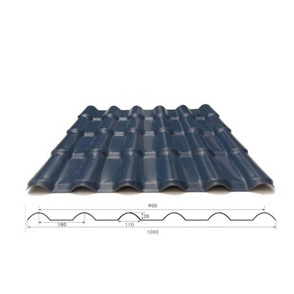 China Rome Type ASA Synthetic ResinPvc Roof Sheet manufacturers and suppliers | JIAXING