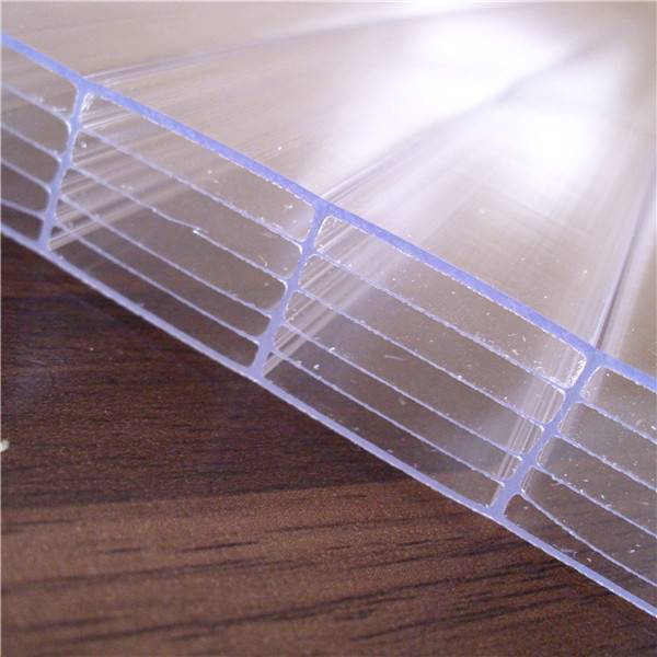 Six wall polycarbonate roofing sheet polycarbonate Hollow panel