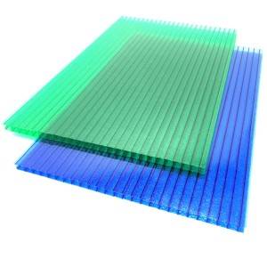 crystal polycarbonate sheet twin wall polycarbonate hollow sheet