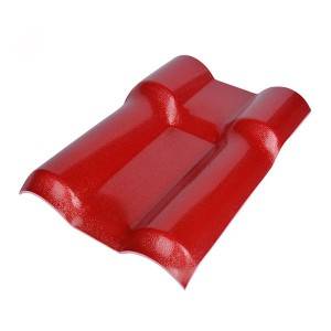 Villa Building Materials ASA Synthetic Resin Roof Tile