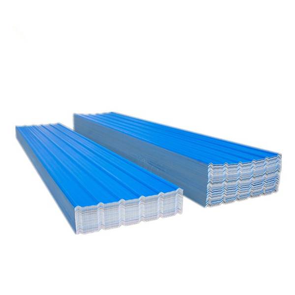 three layer upvc plastic corrugated roofing shingles