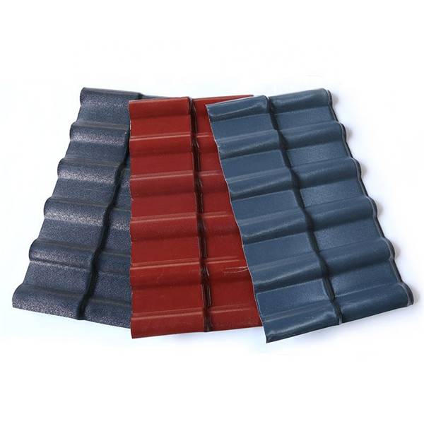 ASA Coated Synthetic Resin Roofing Tiles Pvc Roof Tile