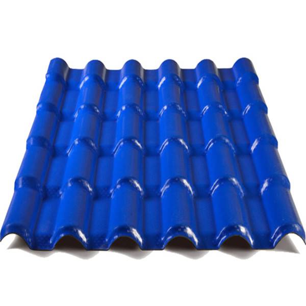 Rome Type Synthetic Resin ASA Coating Pvc Roof Tiles