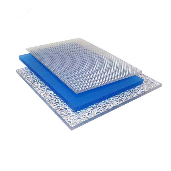 Customized 3mm 4mm 5mm embossed solid polycarbonate sheet