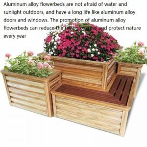 Aluminum flower bed