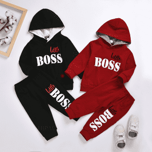 Kids Boys Outfits Baby Boy Hooded Clothes Boutique Kid Clothes Toddler Casual Pants Sports Jogger Set Children Suit Hoodies