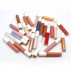 OEM Shiny Liquid Lipstick Moisturizing Cruelty Free Custom 25 Colors Makeup Lip Gloss