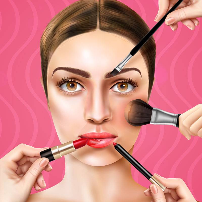 How to apply makeup, make it easy in 5 steps
