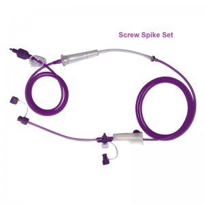 ENFit Enteral Nutrition Feeding Tube Screw Cap Set for Gravity Use and Pump Use
