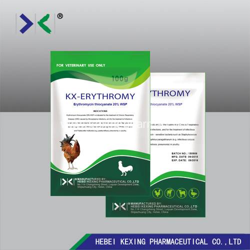 Erythromycin Thiocyanate 5% Soluble Powder poultry