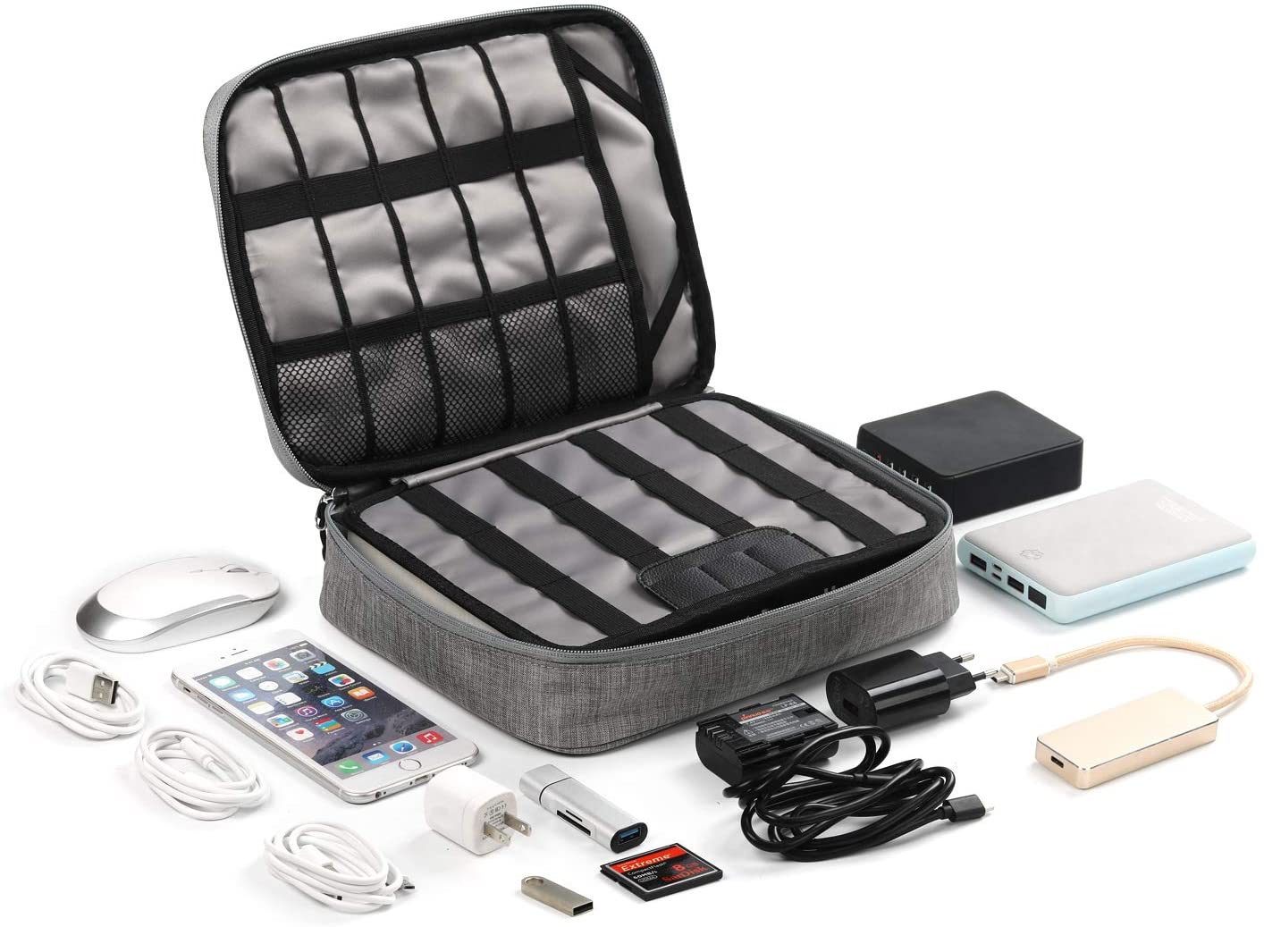 Double Layer Travel Cable Organizer