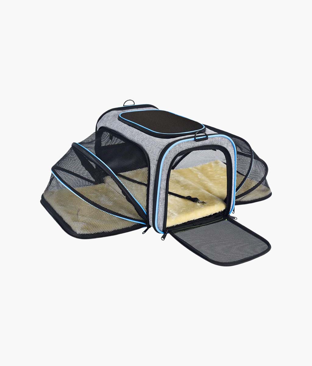 Expandable Soft-Sided Dog Carrier