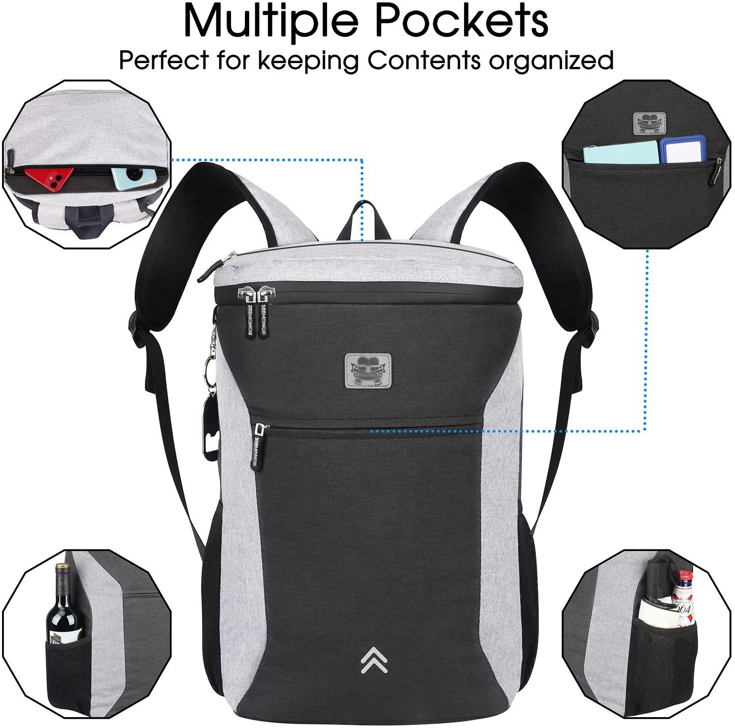 Leakproof Soft Cooler Backpack Beach Camping