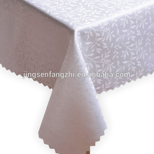 100% Polyester Jacquard Restaurant Table Cloth