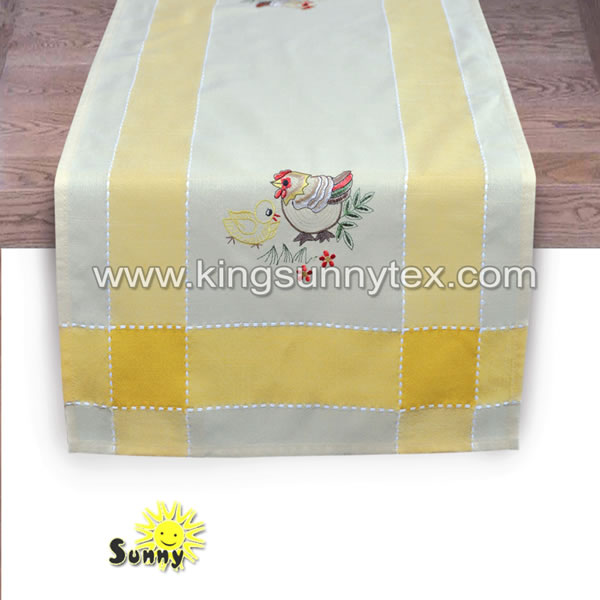 Easter Embroideried Table Cover For Dining