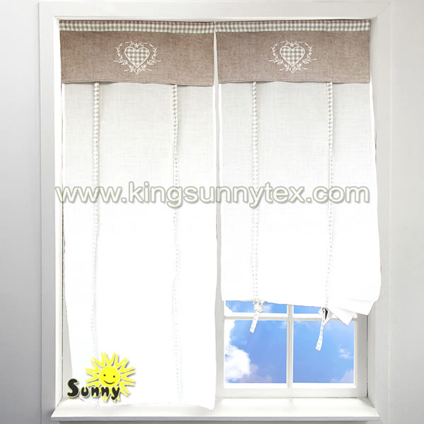 Factory Price For Guangzhou Home Decoration Shopping - Fancy Curtain With Embroidery For Living Room – Kingsun