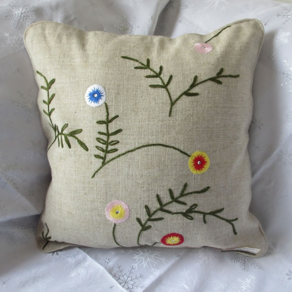 One of Hottest for Round Bolster - Fancy Embroidered Cushion – Kingsun