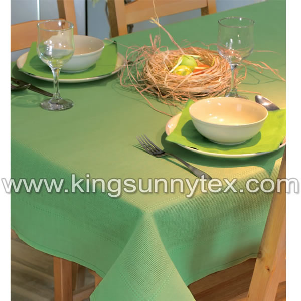 China wholesale Blind Master Runner - 100% Polyeser Plain Dyed Table Cloth – Kingsun