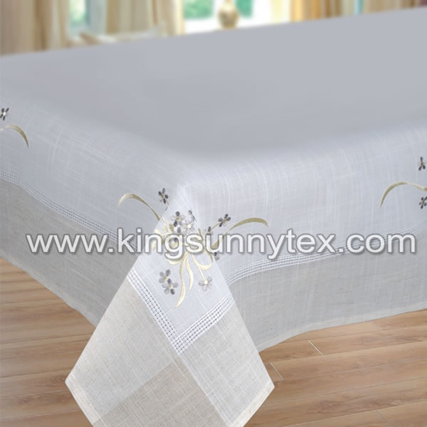 DES.5 Flower Embroidery Traditional Home Decoration For Table