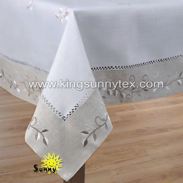 DES.9 Flower Embroidery Traditional Home Decoration For Table