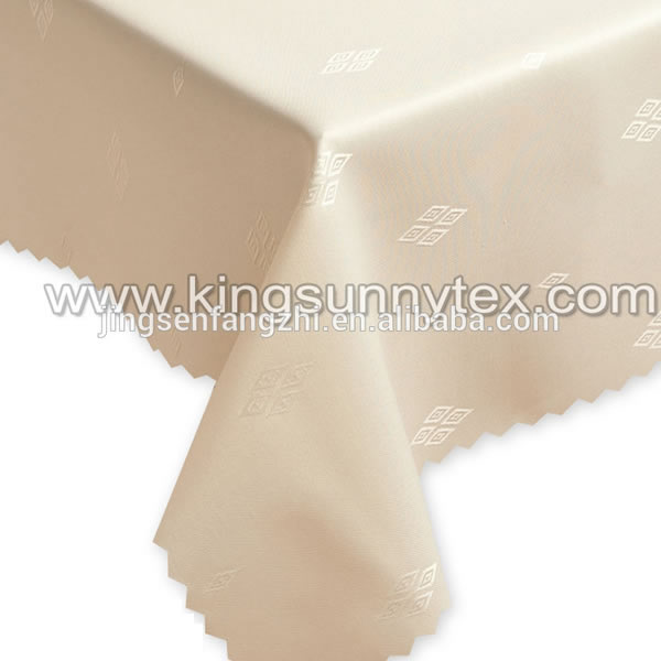 100% Polyester Party Tablecloth Jacquard
