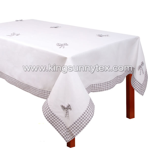 Manufacturer for Wholesale-Lace-Wedding-Table-Runner-For - Beautiful Thick Banquet Tablecloths For Sale – Kingsun