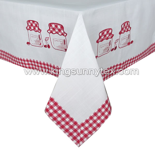 Polyester Embroidery Table Cloth For Wholesale