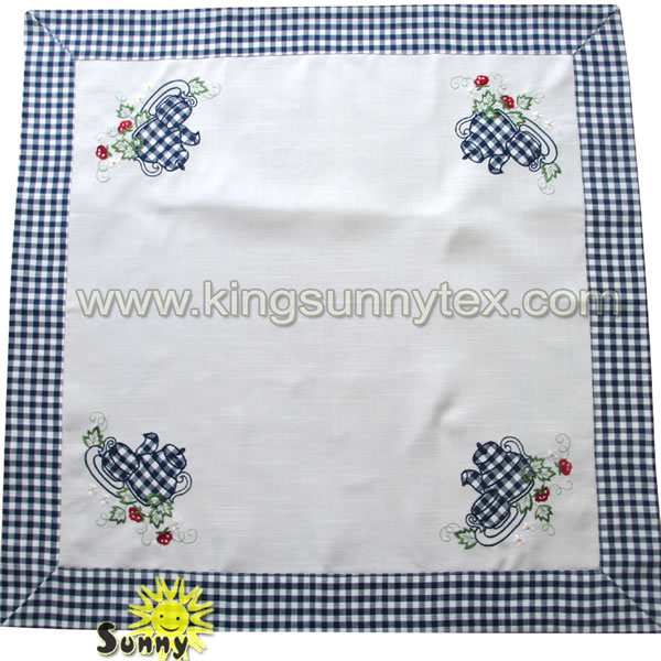 Rapid Delivery for Plastic Glitter Table Runner - Table Cloth Embroidery For Decoration – Kingsun